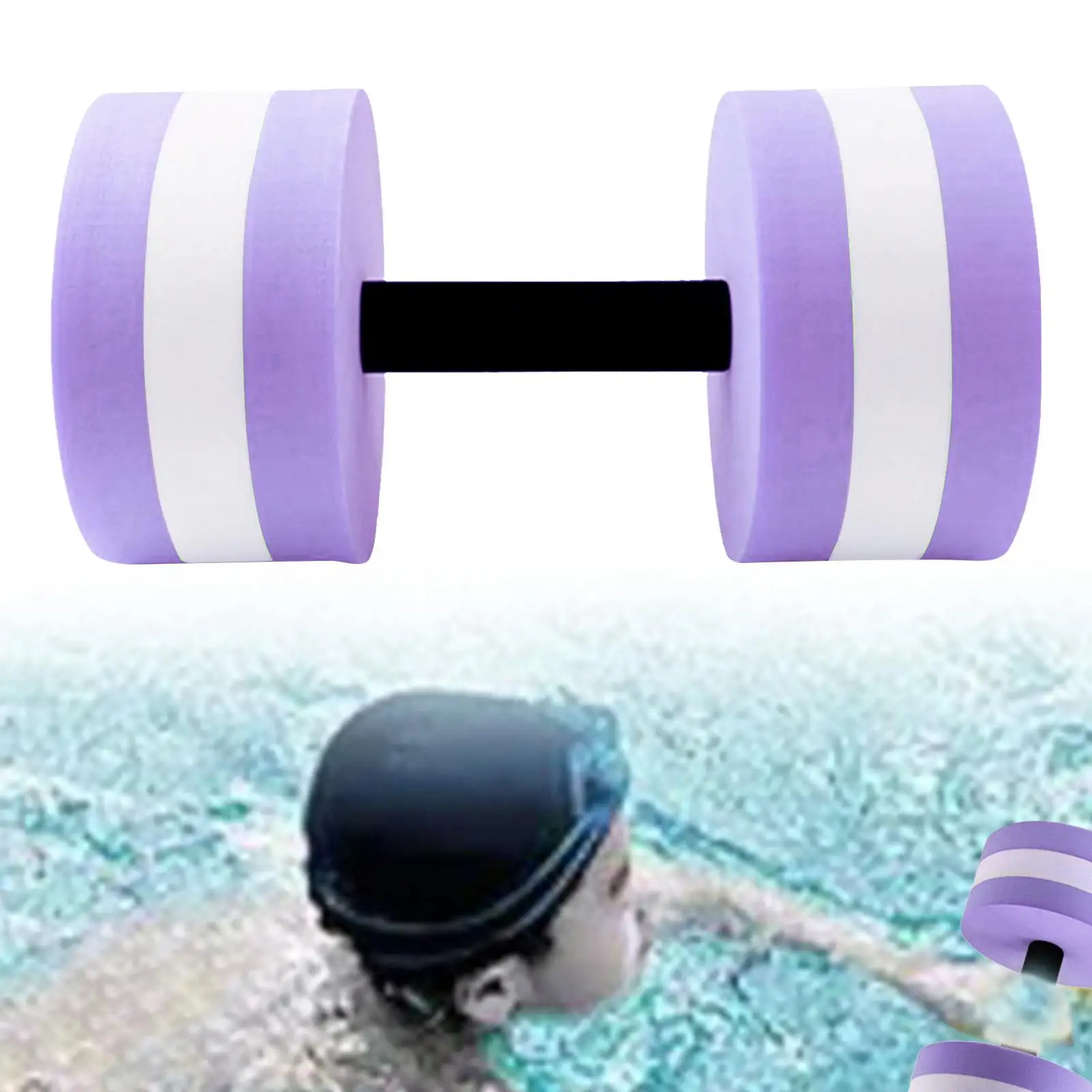 Aquatic Dumbbell Lightweight Water Swimming Dumbbells for Men and Women