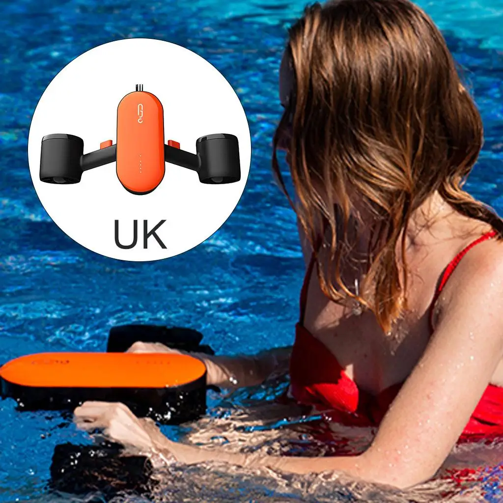 Waterproof Electric Underwater Scooter 3 Speed Scuba Diving Propeller Pool Sea Scooters Water Sports Equipment UK Plug