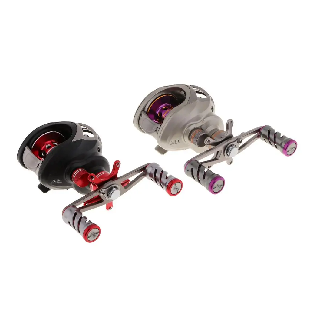 10+1BB Low Profile casting Reel 6.3:1 Fishing Reel Right Hand caster Reels