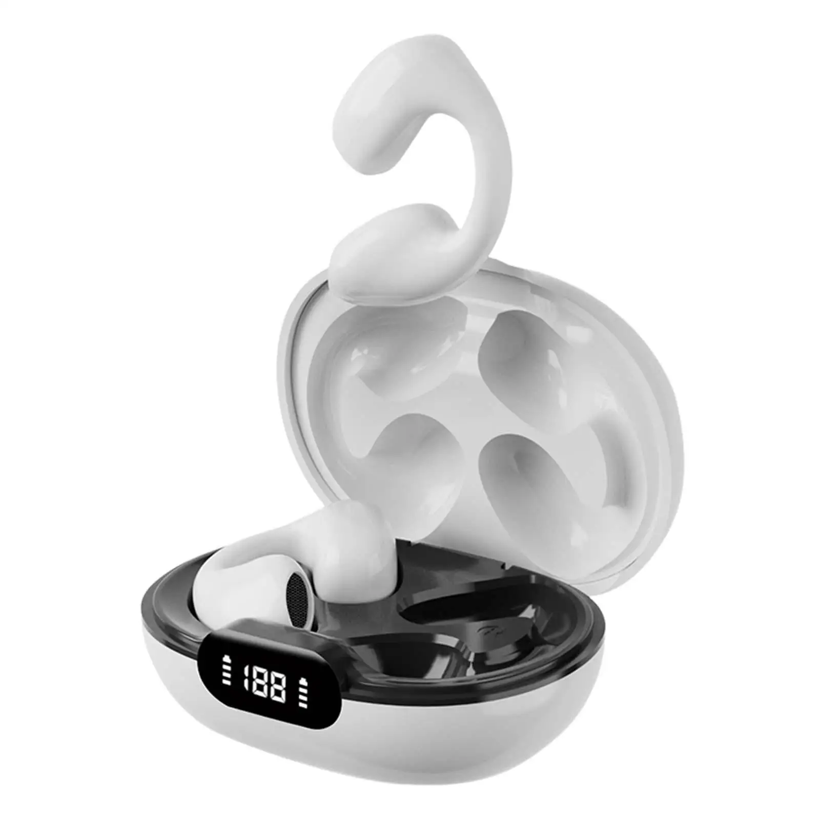 Bluetooth 5.3 Ear Clip Headphones Sport Earbuds for Fitness Running Workout