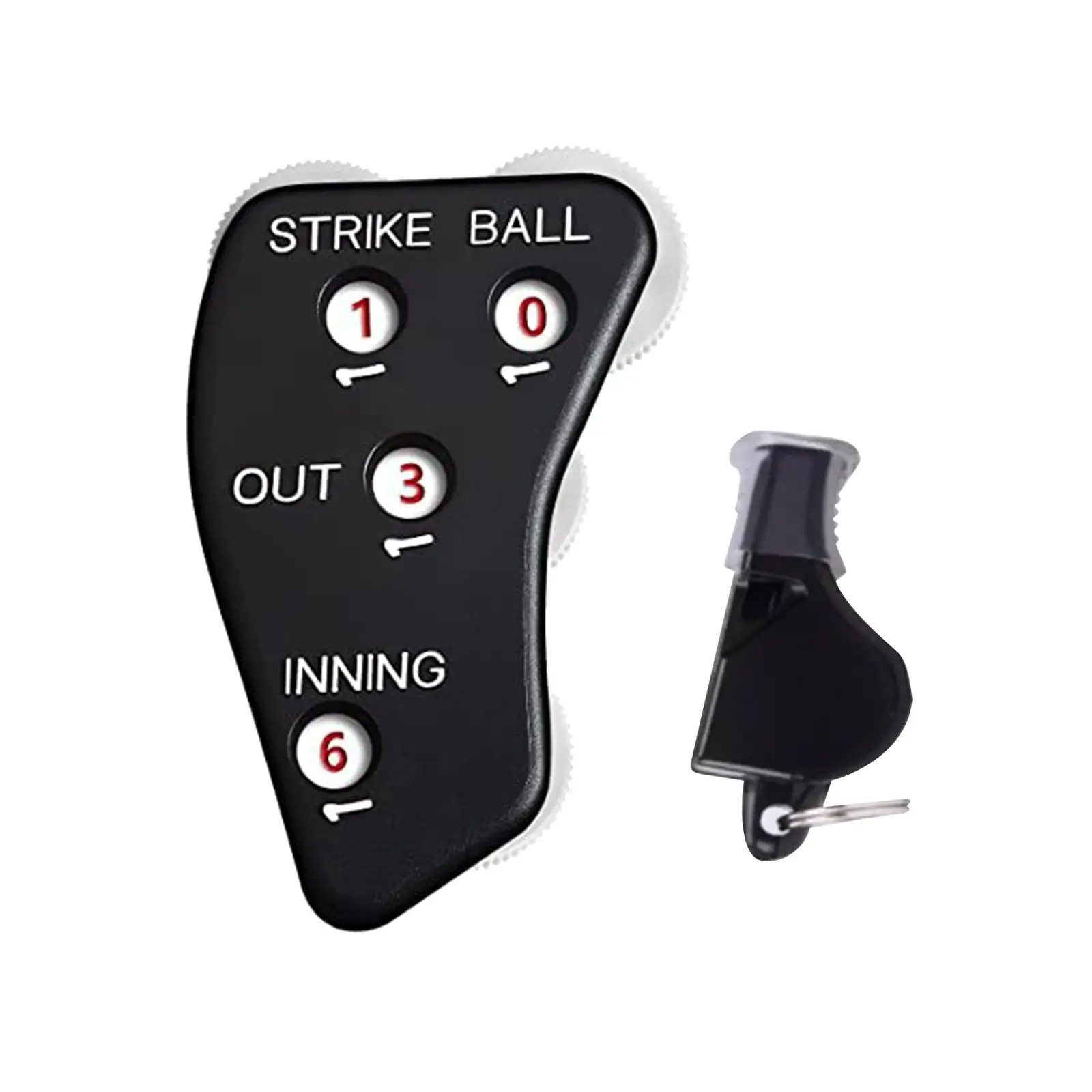 4 Wheel Baseball Umpire Ball Strike Counter Umpire Indicator Scoring Device Outs Supplies Baseball Umpire Gear Indicator