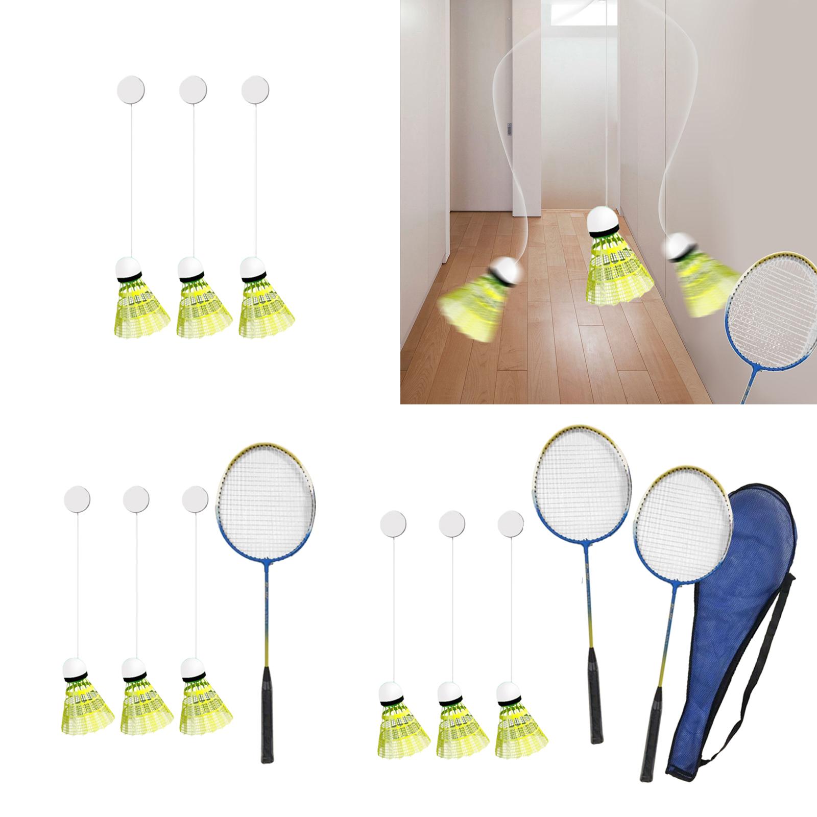 Indoor Badminton Trainer Equipment Beginner Strength Training Adults Single Player Practice Self Practice with Badminton