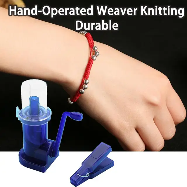 Creative Spool Knitter Hand Operated Household Embellish Weave