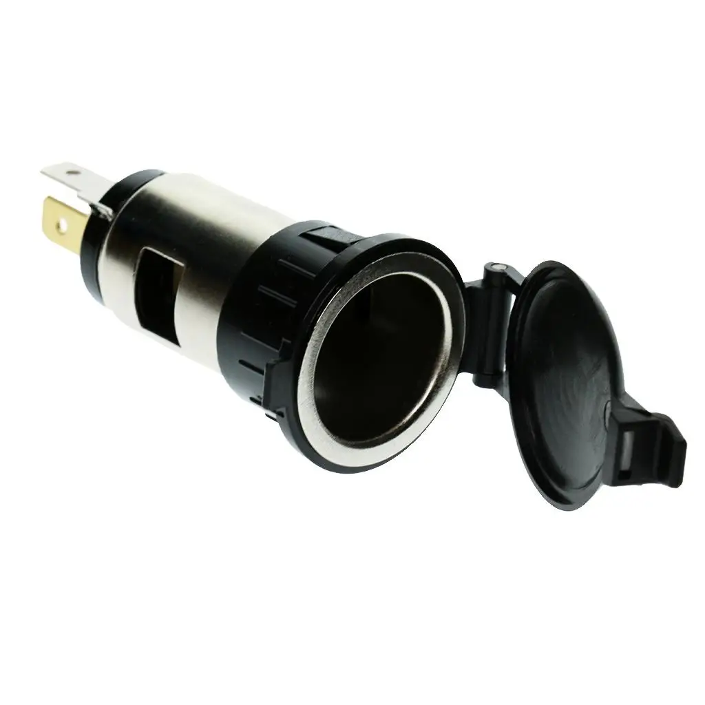 Universal DC12V Car Marine Motorcycle Cigarette Lighter Socket Charger For