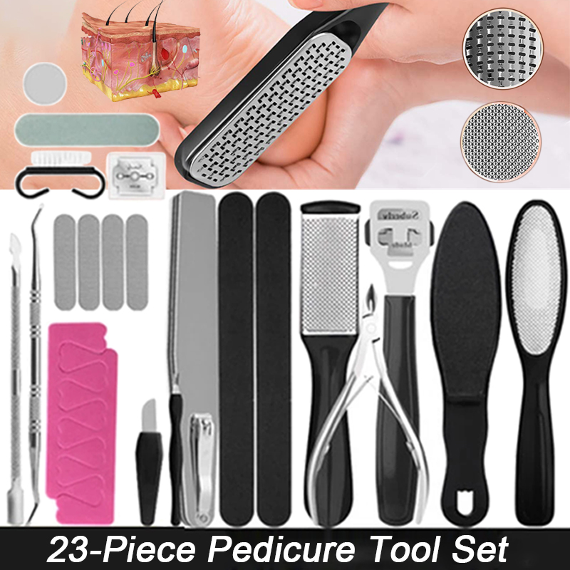 Best of 3Styles Pedicure Tools Professional Stainless Steel Feet Heels Toe Cuticle Callus Remover Dead Skin Heel Scrapers Foot Care Sets Reviews & Tips