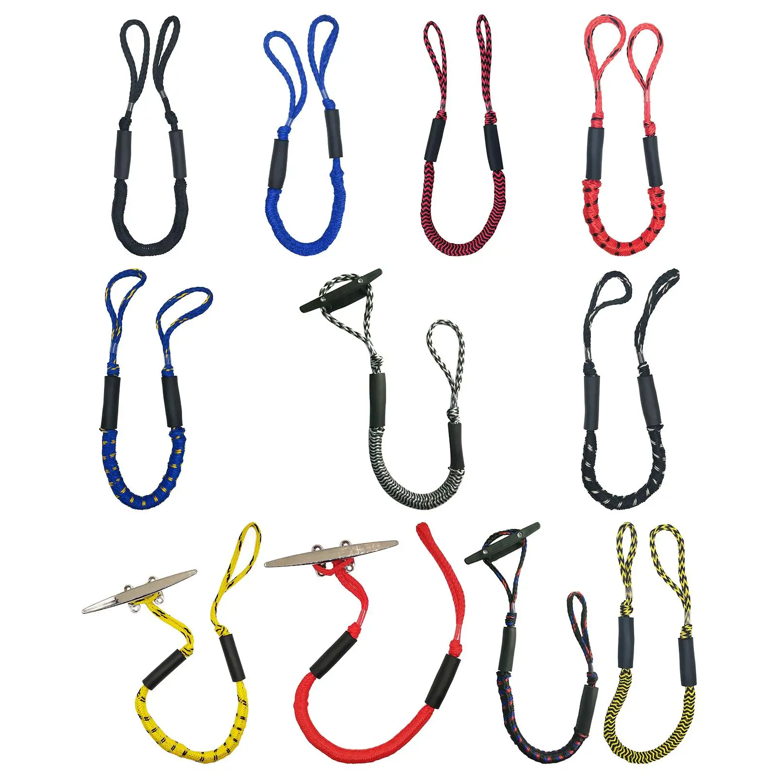 4 Feet Boat  & Stretchable Mooring Rope Dock Ties  Cords for Boat