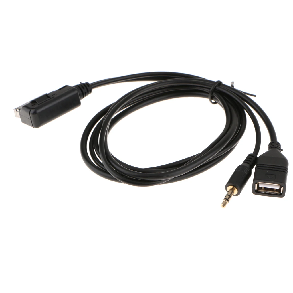 Car AMI Music Interface AUX USB Adapter Cable for  C63 E200l