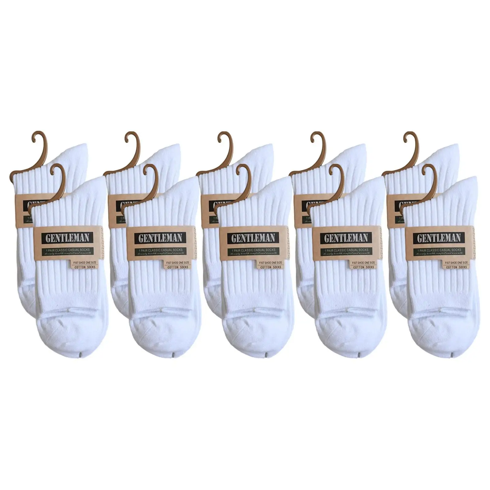 10 Pair Men Mid Calf Socks Breathable Bootie Socks Male Casual Soft Warmer Socks for Adults Hiking Skiing Cold Weather Couples