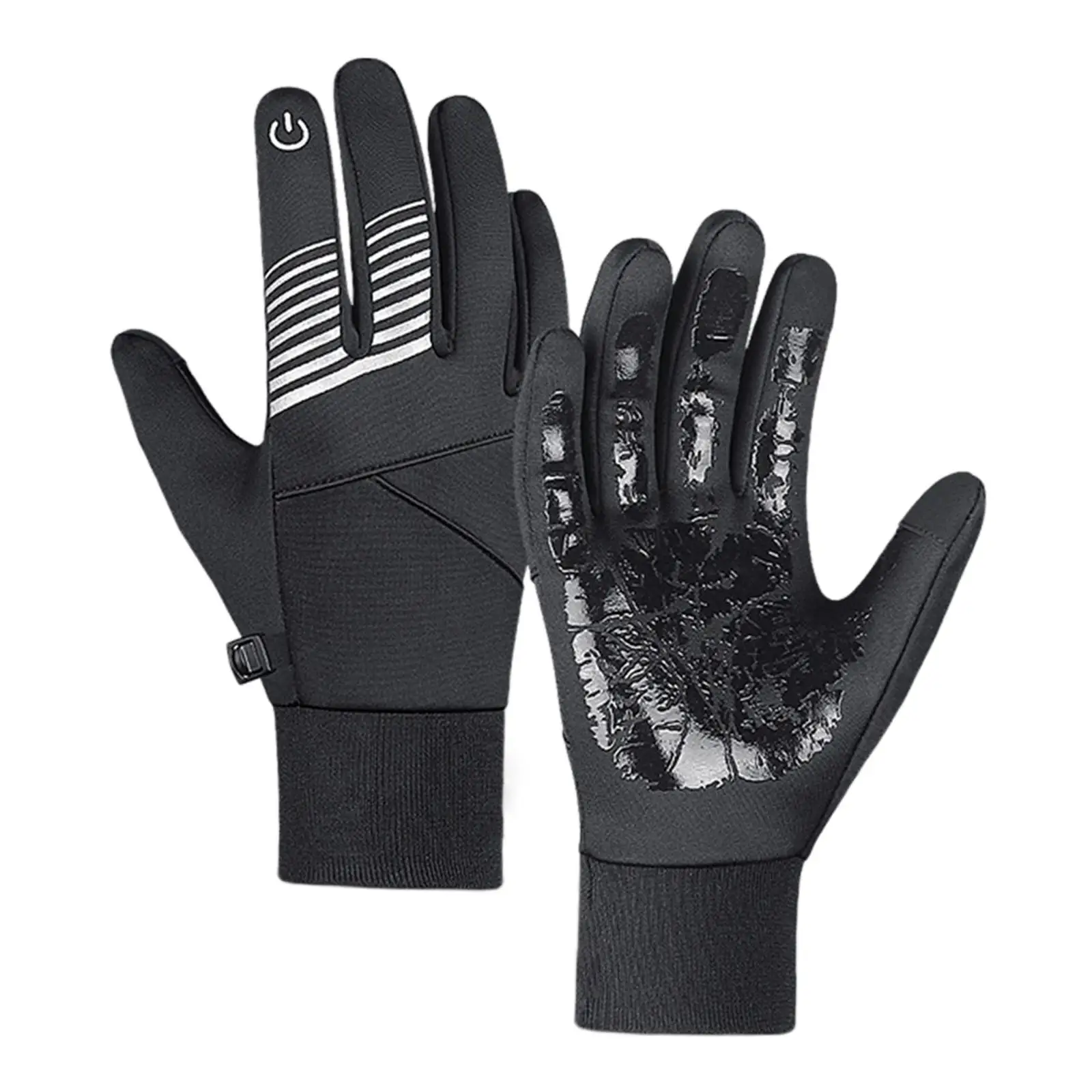 Men Touch Screen Winter Gloves, Lightweight Wear Resistant Thermal Warm Mittens