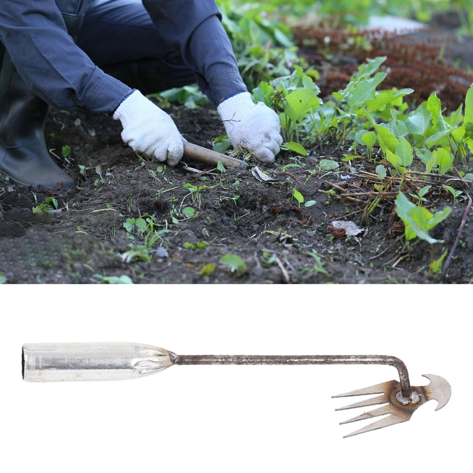 Weeding Artifact Dual Purpose Stand up Weeder Puller Tool Garden Weeding Tool for Cultivating Loosening Gardening Digging