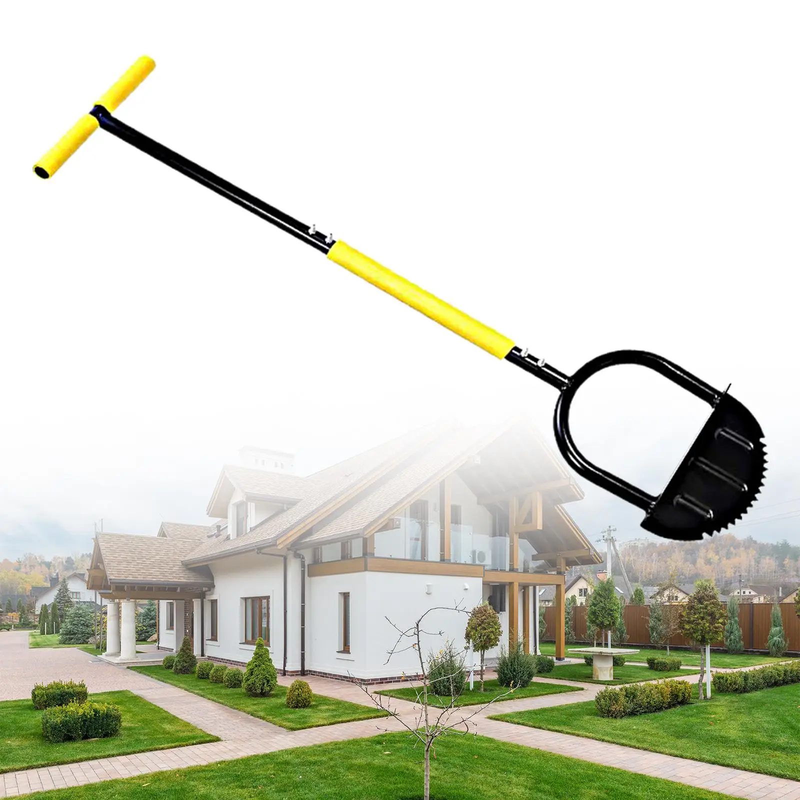 Lawn Edging Tool Ergonomic Handle Manual Edger Lawn Tool for Garden Bed Sidewalk Garden Flower Beds Cleaning Edges Landscapers