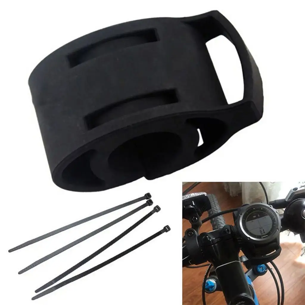 Replacement Bicycle Holder Watch Mount Cradle Removable Motorcycle Handlebar Silicone for Approach S3