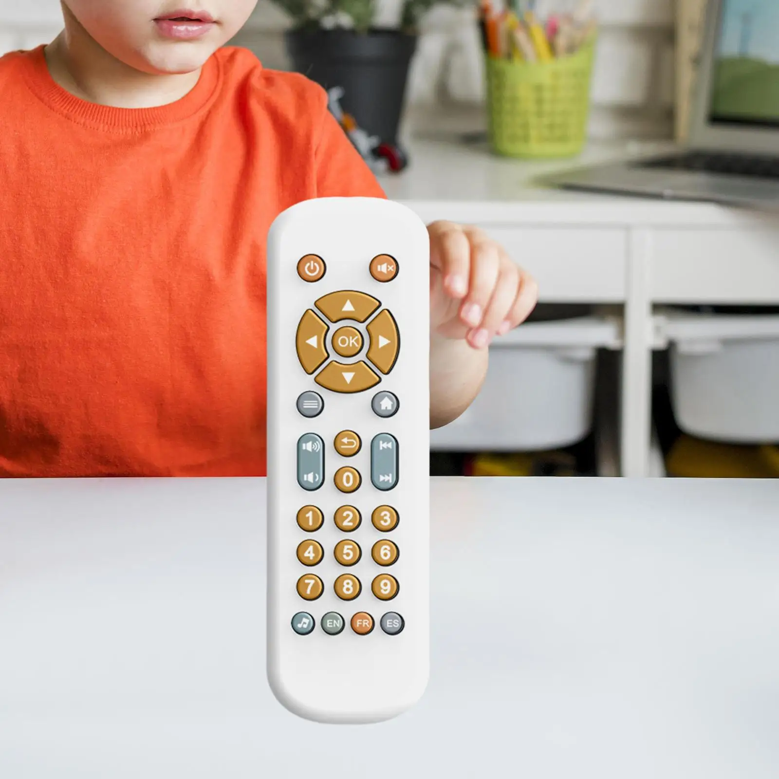 Realistic Toddler TV Remote Toy Educational Music TV Remote Controller for Babies Girls Boys Toddlers 1 2 3 Year Old Best Gift