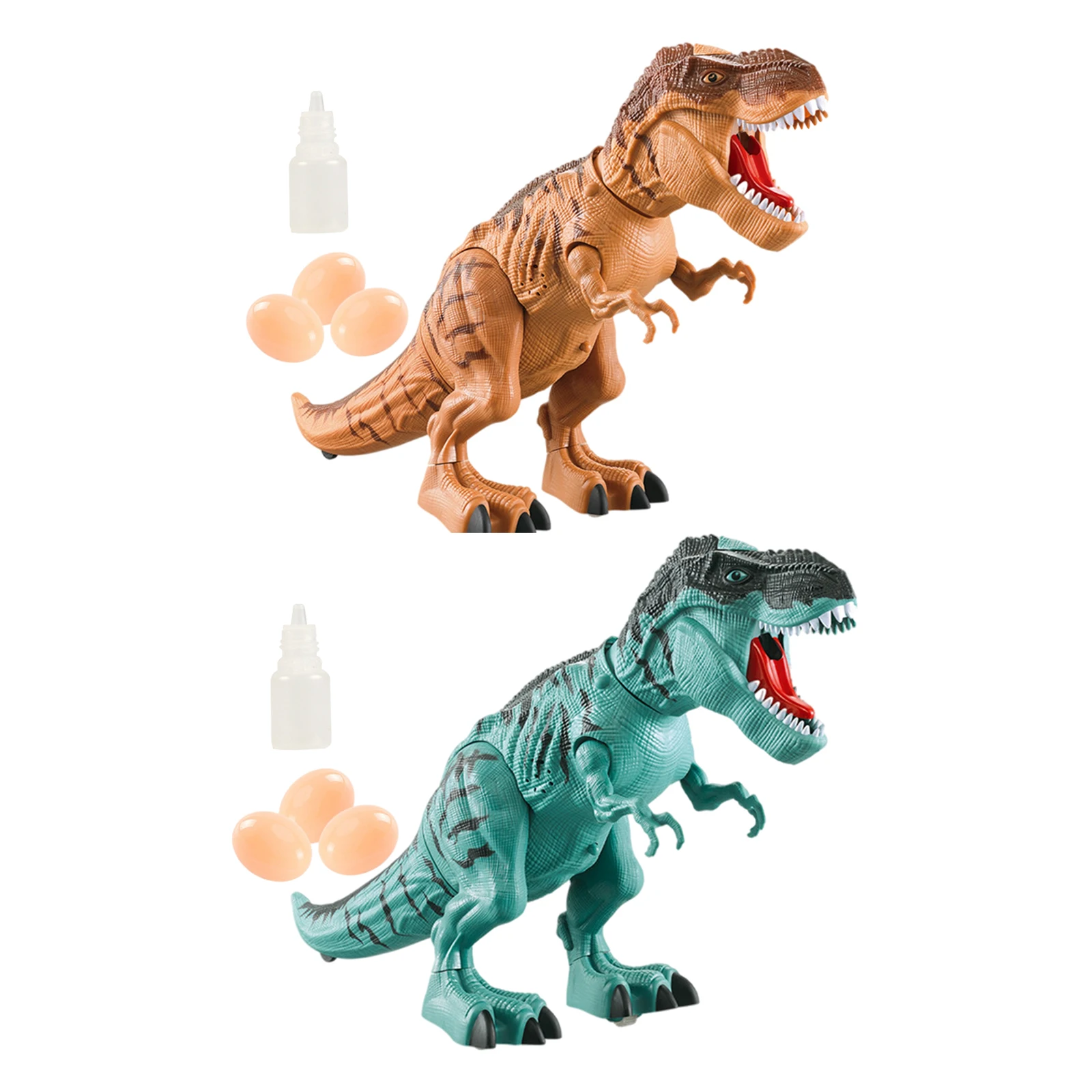 Electric Dinosaur Toys with Glowing Eyes LED Eyes Walking Movement Simulation Dinosaur Toys for Toddlers Birthday  Toys