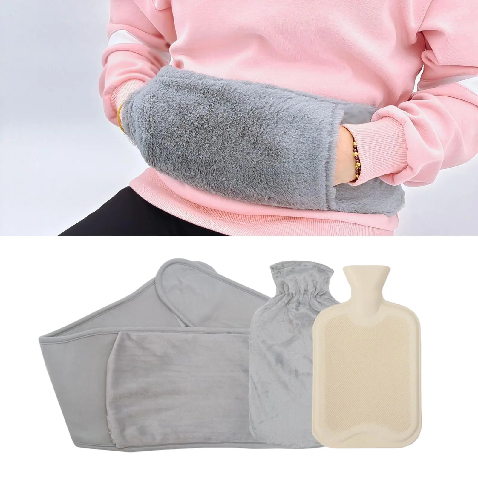 Warm Water Bag Pouch Portable Hands bed Warmer Leakproof for Legs Back