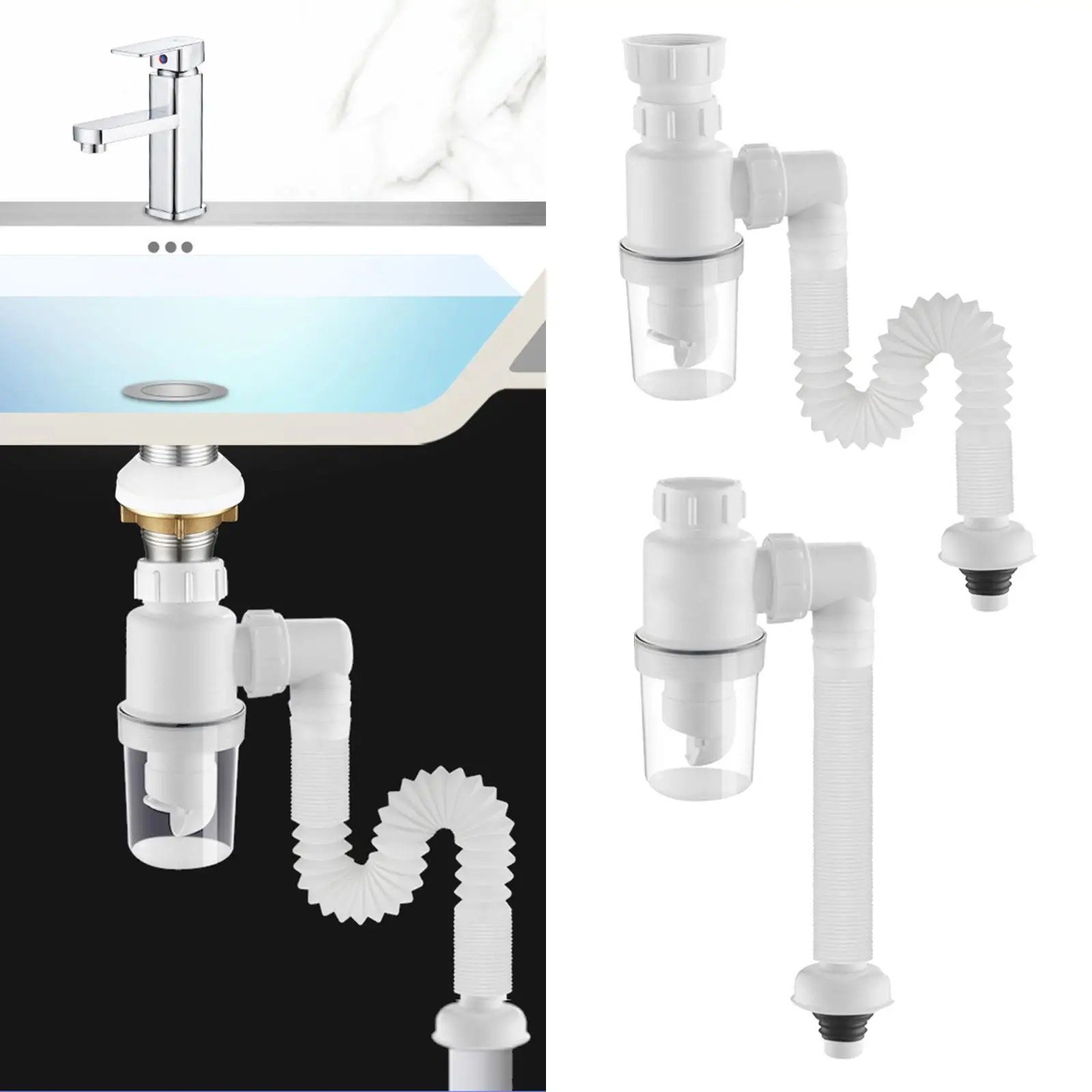 Universal Sink Drain  Deodorant Sewer Drain  for Residences Kitchen