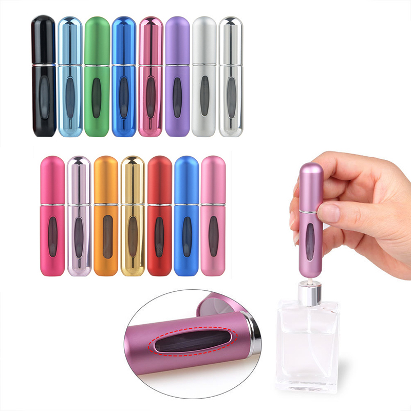 Best of 1PC 5ml Perfume Refill Bottle Portable Mini Refillable Liquid Spray Pump Empty Cosmetic Containers Atomizer For Travel Reviews & Tips