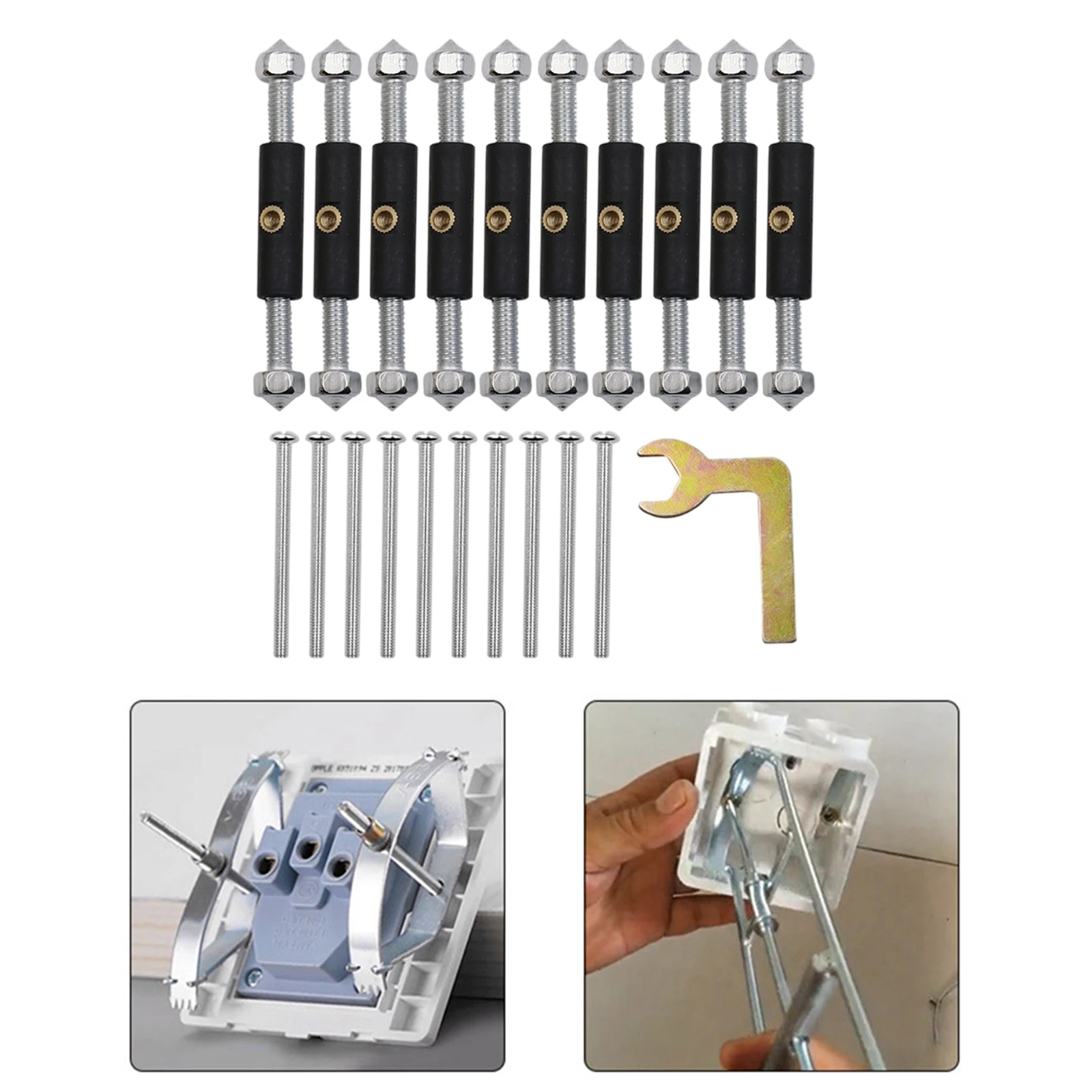 21/Set Cassette Screws Support Rod, Electrical Accessories for Wall Mount 