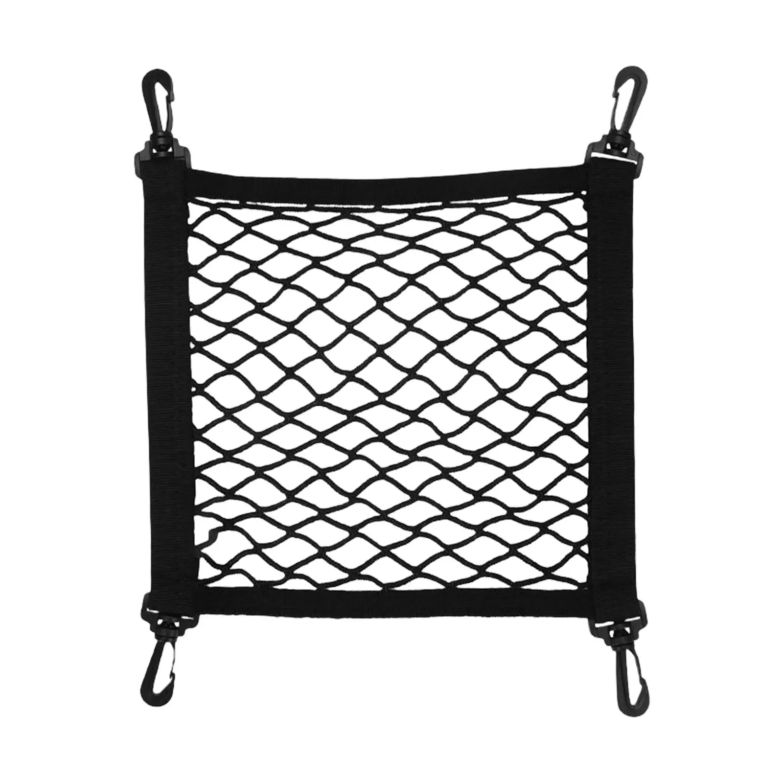 Single Layer Automotive Basket Net Mesh Car Accessories Reusable Stretchable