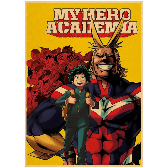  JLXXWNS Japanese Anime Poster My Hero Academia One