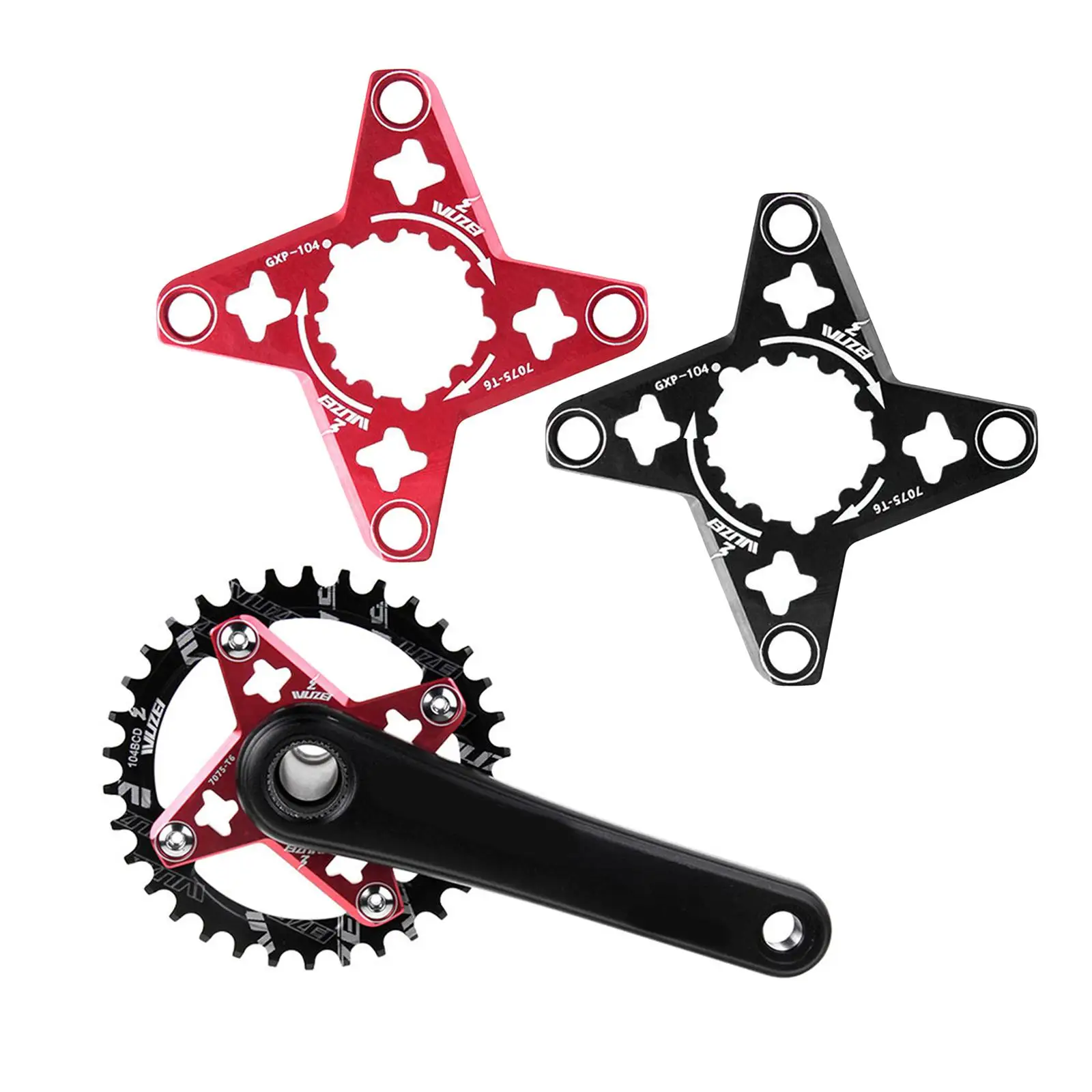 Mountain Bike Crank GXP to BCD 104mm Spider Adapter Converter Cycling Parts