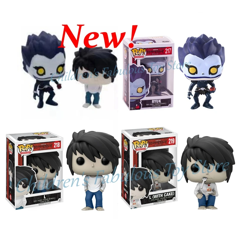 Fraude musical Belastingen New Funko POP Anima Death Note RYUK #217 #218 L with Cake #219 PVC Action  Figure Toy Collectible Vinyl Dolls Movie Toys Gifts| | - AliExpress
