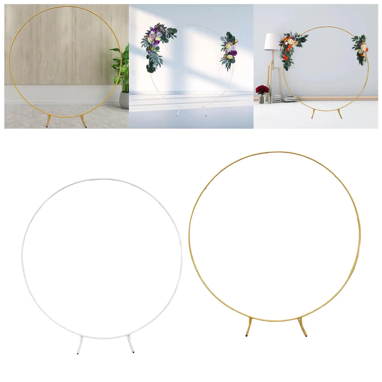 Wedding Arch Circle Backdrop Stand Frame for Wedding Decoration Supplies