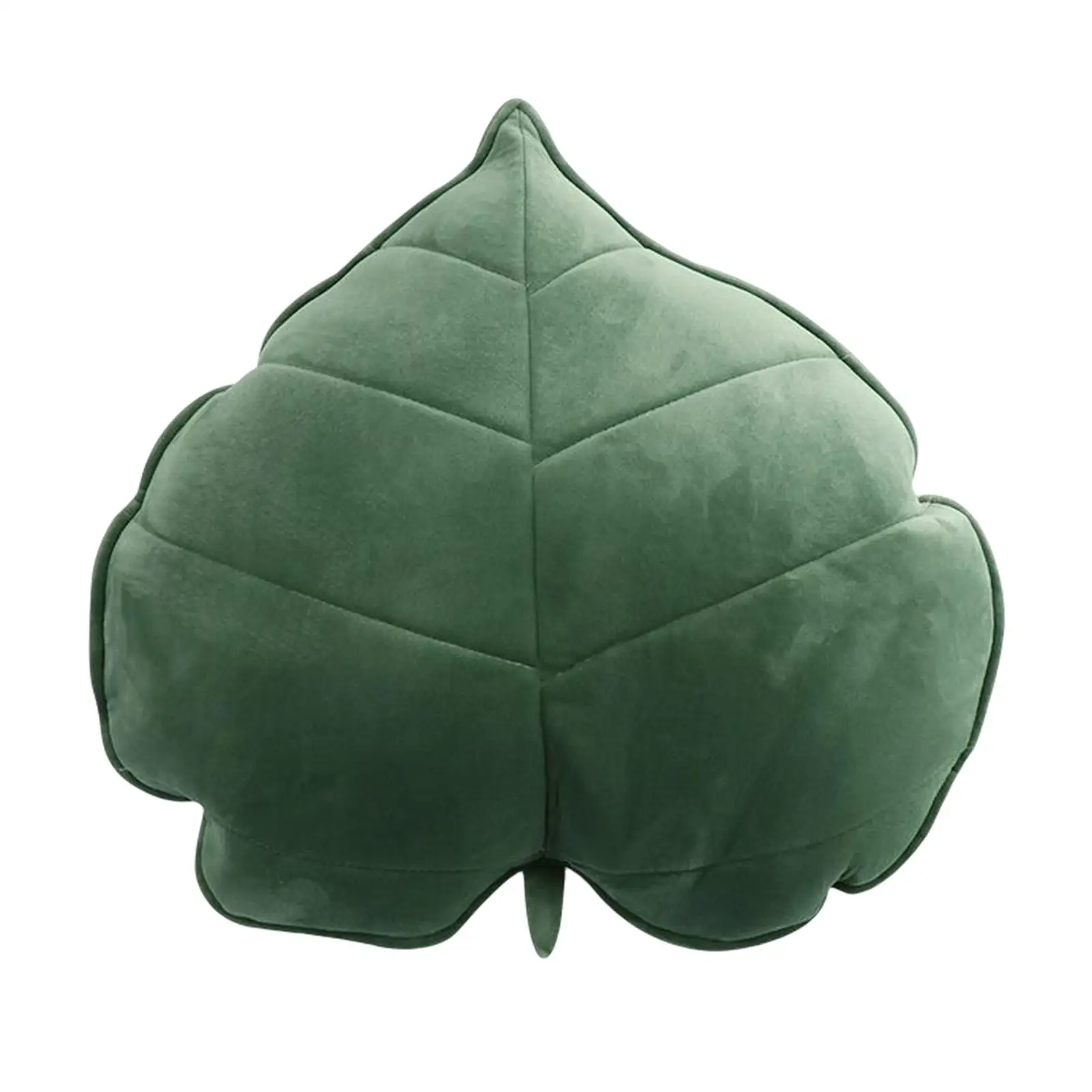 Cute Seat Cushion Body Pillow Sleeping Accompany Toy Stuffed Toy Leaf Appearance Plush Hug Pillow for Spring Home Decoration