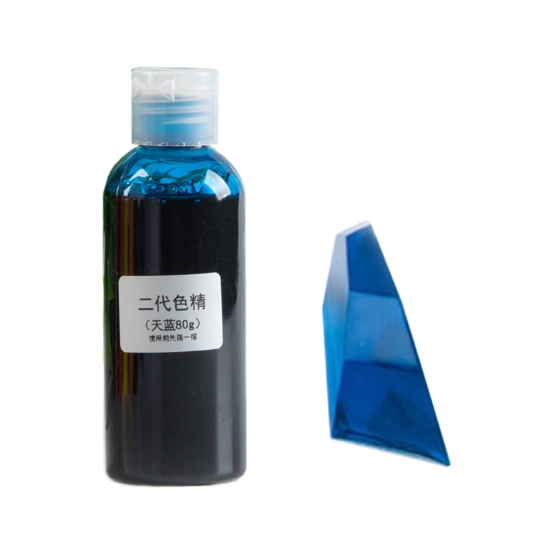 Large Bottle 80g Resin Pigment Kit Transparent Epoxy Resin Coloring Dye Pigment Colorant Dye Fading Resistance Pigment