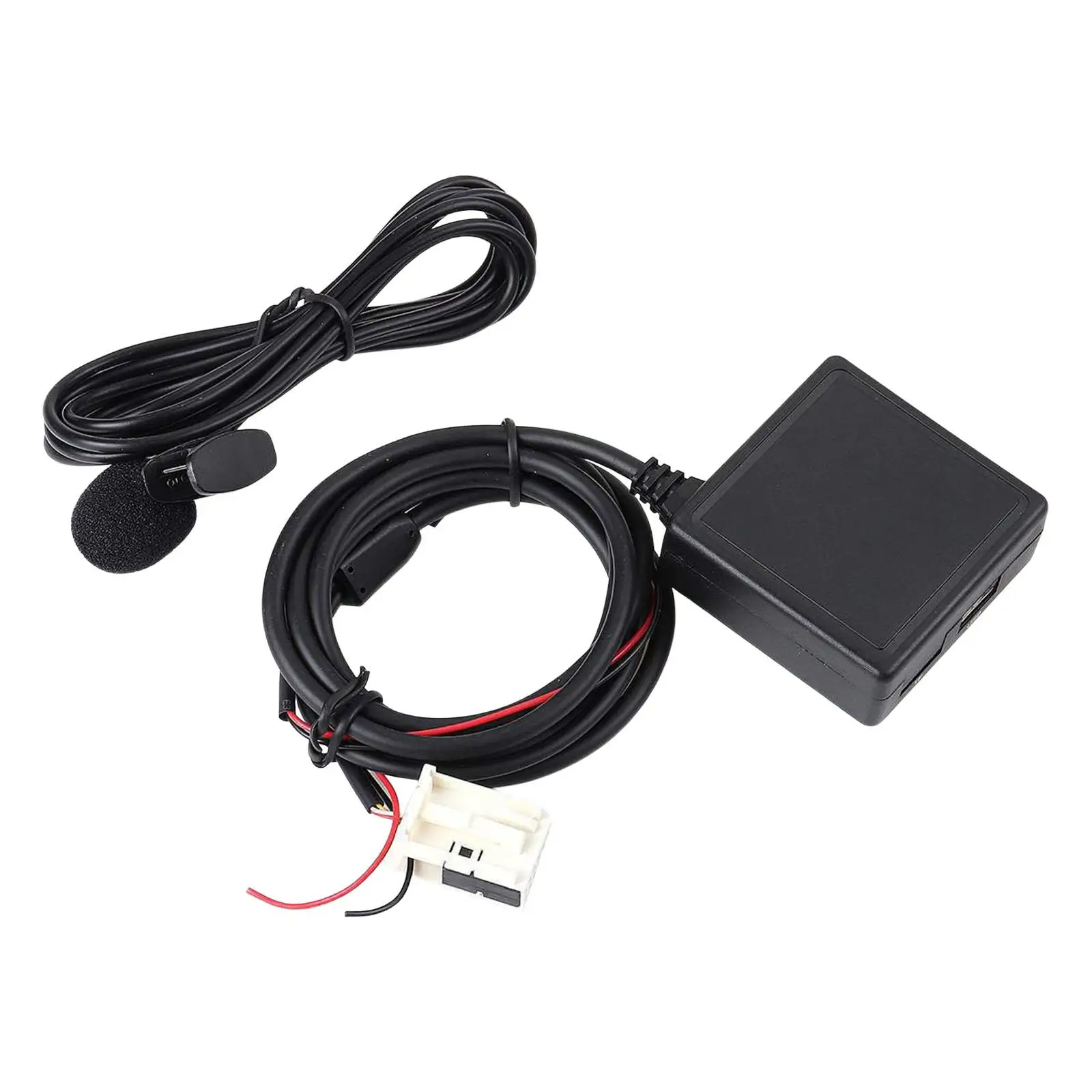 Car Audio Cable Adapter with Mic Auxiliary Input Adapters for E90 E91 E92
