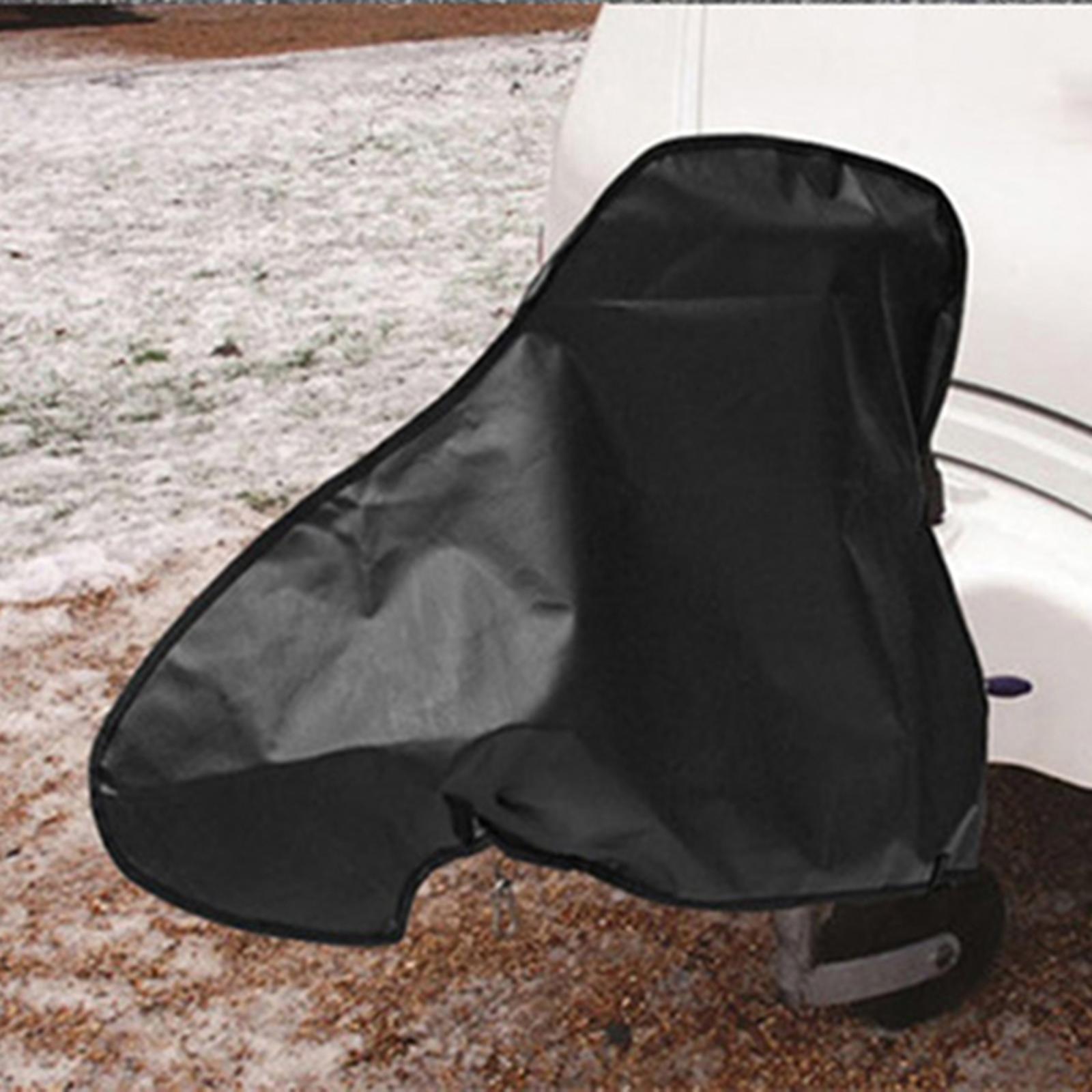 Caravan Towing Hitch Cover, RV Covers UV Blockage Protective Cover Hitch Connector Universal All Weather Protection Waterproof