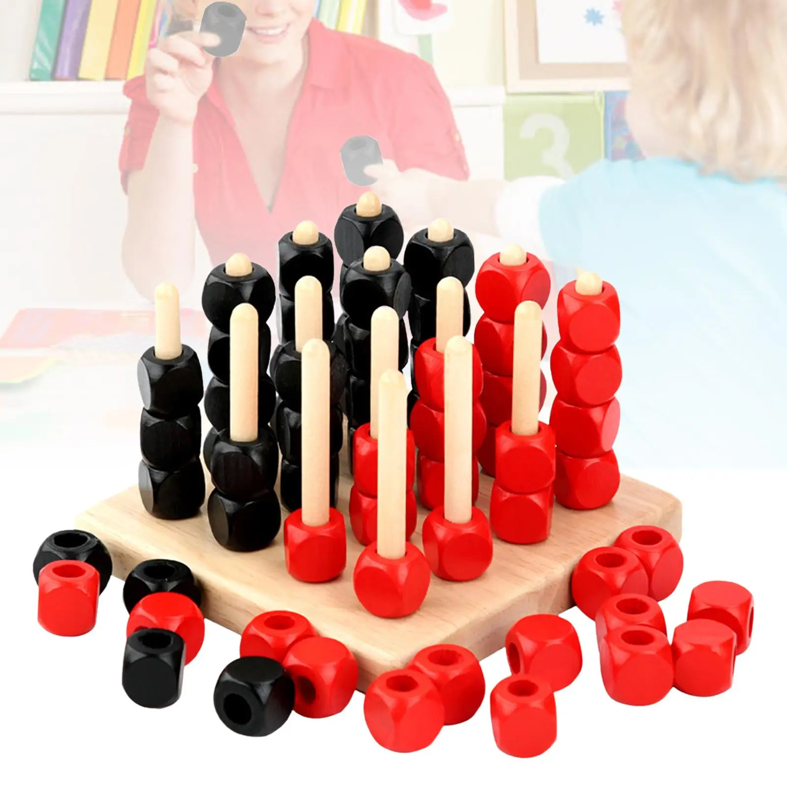 Montessori Game Chess Toys Early Learning Educational Toy Party Favors Chess Board Game 3D Game for Kids Boy Birthday Gifts