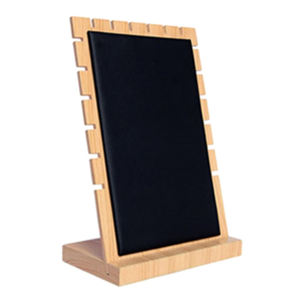 Wooden Jewelry Box Display Stand Rack for Necklace Earring Pendant Chain Holder Display Board Storage Box Jewelry Display Shelf