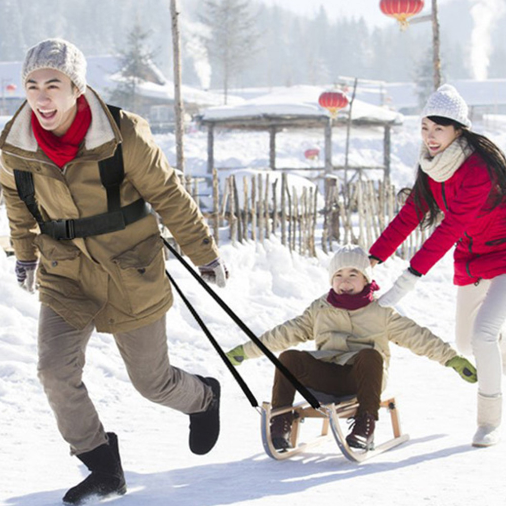 Sled Harness, Tire Pulling With Pull Resistance Training, Adjustable Padded Shoulder Strap Harness Trainer_voghion.com