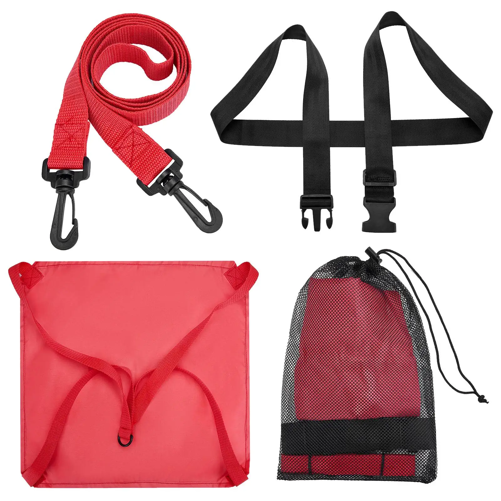 Swim Parachute Agility Training Swimming Resistance Belt with Drag for Women Men