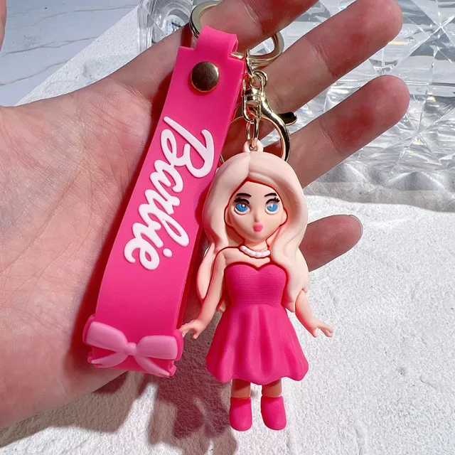 Key Chains - Sweet Girl Doll Keychain, Soft Cute Keychains, Doll Keychain  Can Be Used In Car Keys, Wallets--pink