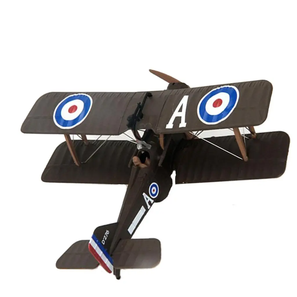 Diecast  1:72 WWI British SE.5 4.3 inches Biplane  Collectable Decoration