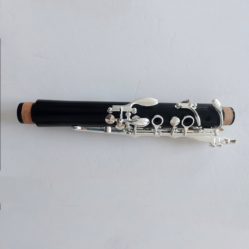 Title 6, Ebony Clarinet Black Woodwind A Tone 18 Keys Wo...