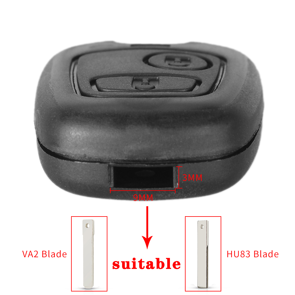 Cover chiave telecomando per Citroen C1 C2 C3 C4 XSARA Picasso Per Peugeot 106 107 207 307 407 206 306 406 Per Toyota - S1e121e747a3b4c309030d28caa42f4ffU