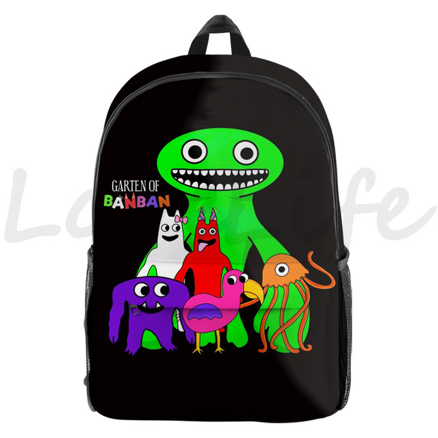 Jogo garten de banban mochila para a escola meninos meninas oxford bookbag  dos desenhos animados mochila à prova dwaterproof água crianças mochilas