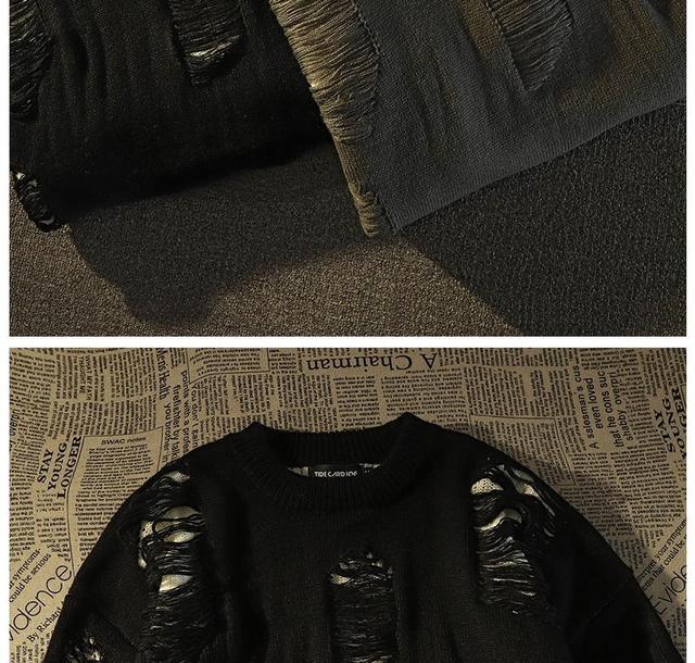 Distressed Two Layer Jumper 13