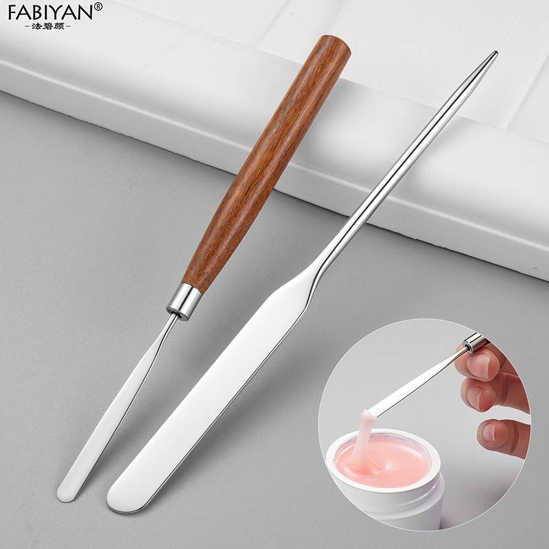 Best of Spatula Stick Stainless Steel Nail Art Stirring Rod Cream Foundation Mixing Tool Makeup Accessories Reviews & Tips