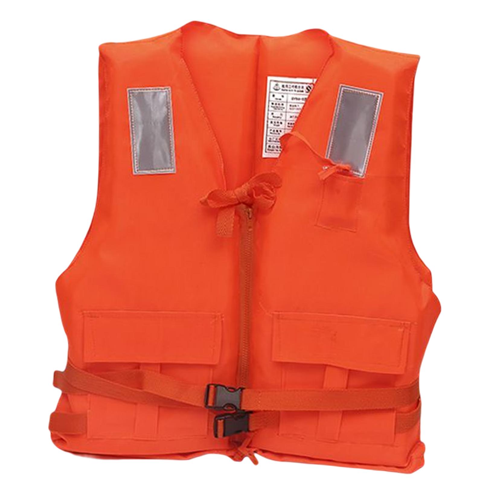 Outdoor Life Jacket Fly Fishing Jacket Reflective Buoyancy Aid Adult Life Vest Waistcoat for Drifting Surfing Adult Ski Sailing