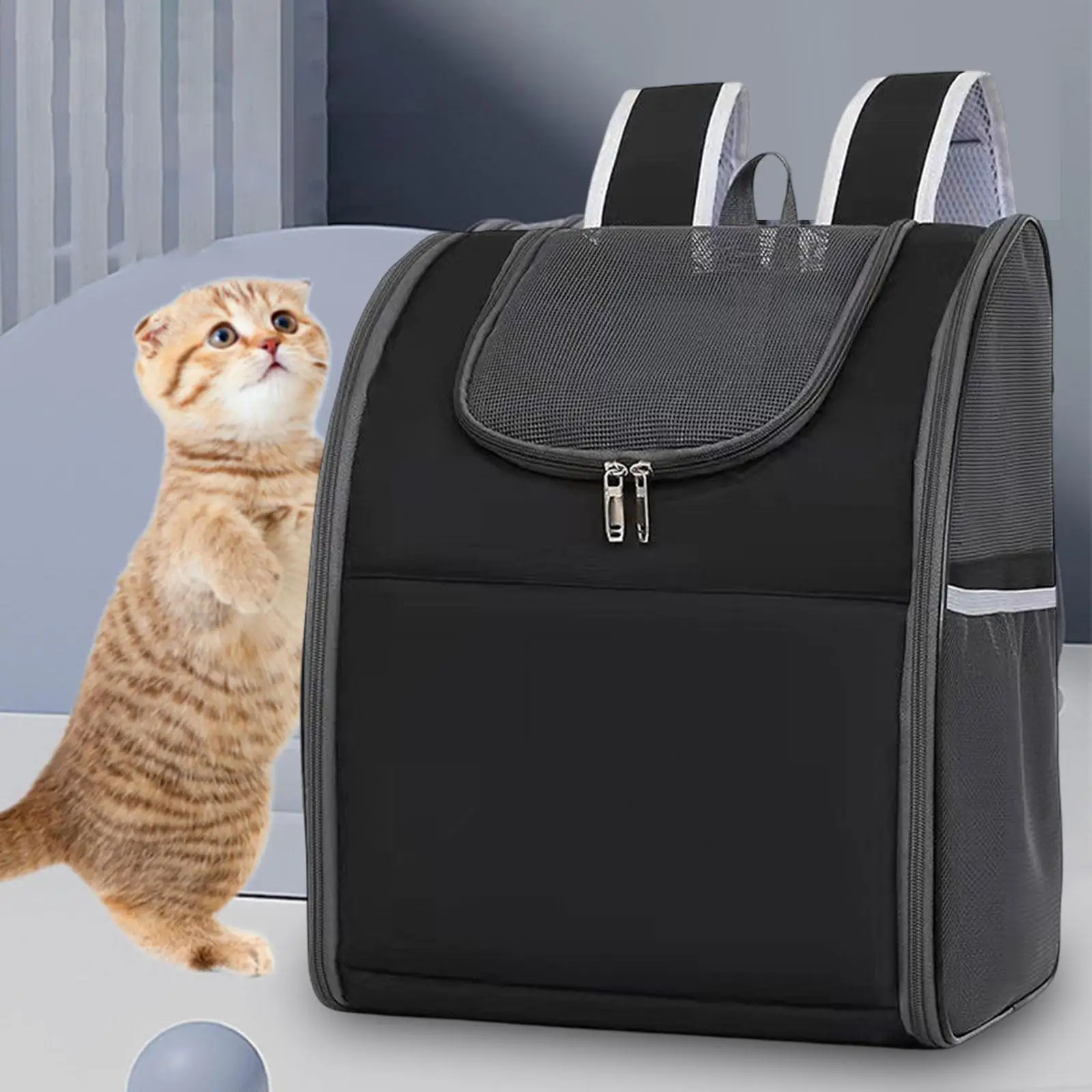 Ventilate Travel Bag for Small Dogs Cats Cat Carrier Backpacks Breathable Pet Carrier Backpack for Rabbits Kittens Puppy Camping