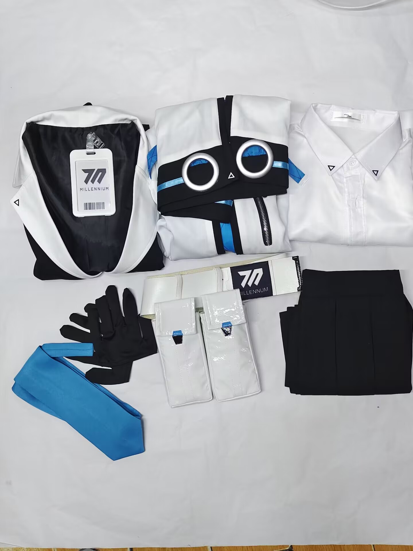 Hayase yuuka cosplay kostüm spiel blau archiv cosplay kleid anzug halloween party uniformen anime kleidung maßge schneidert – Detail 5