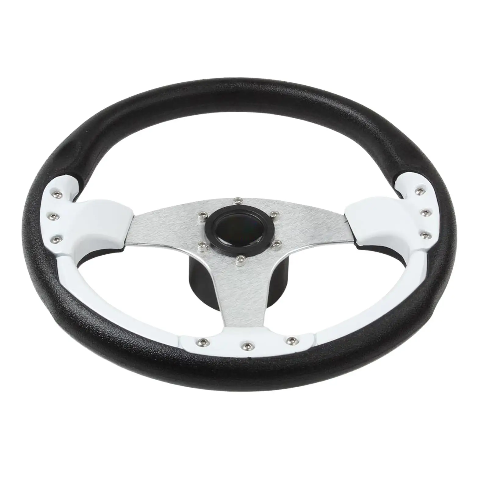 3 Spoke 350mm Boat Steering Wheel Replacement Nonslip for Marine Boats