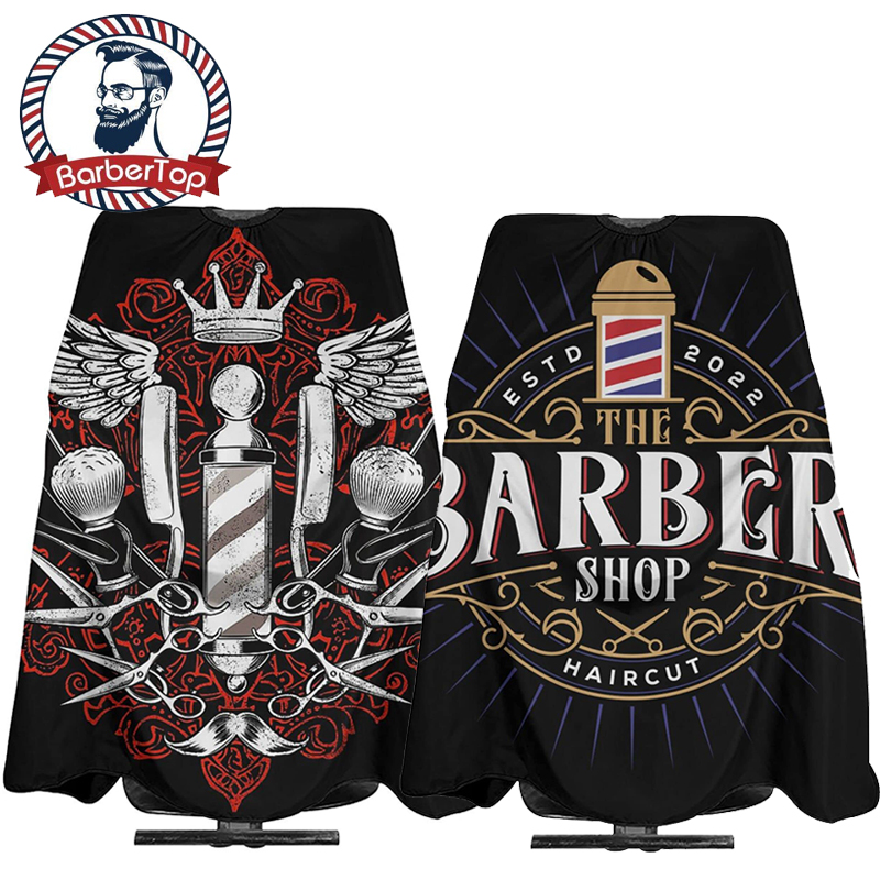 Best of Barber Black Haircut Cloth Hairdresser Apron Hair Cut Cape Hairdress Gown Hairdressing Coat Barbershop Salon Accessory Reviews & Tips