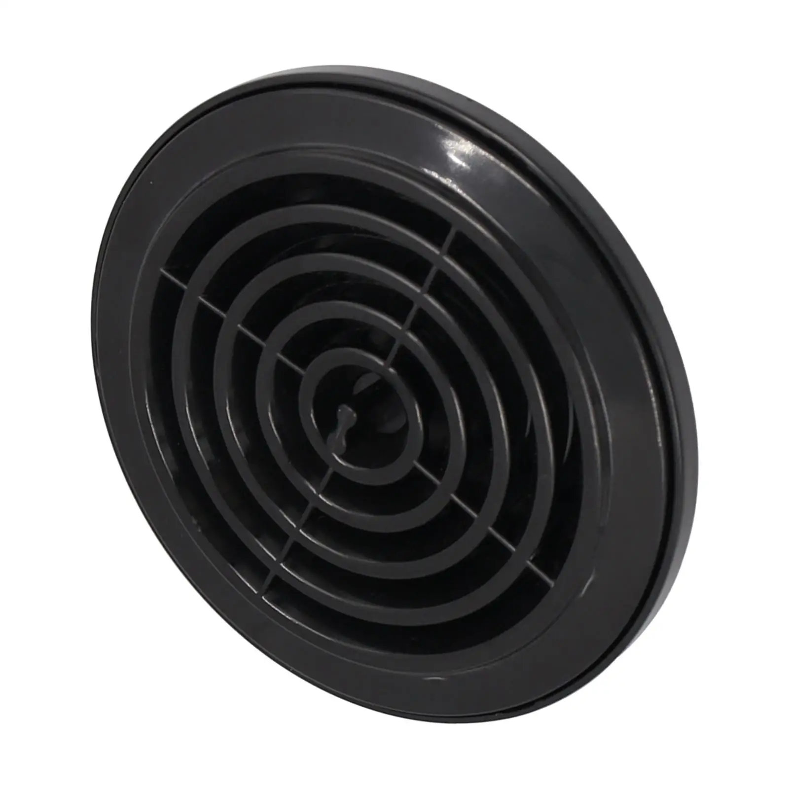 Universal Air Conditioning Outlet Vent A/C Round Side Grill Ventilation Exhaust Vent Grille for Yacht Car RV Marine Black