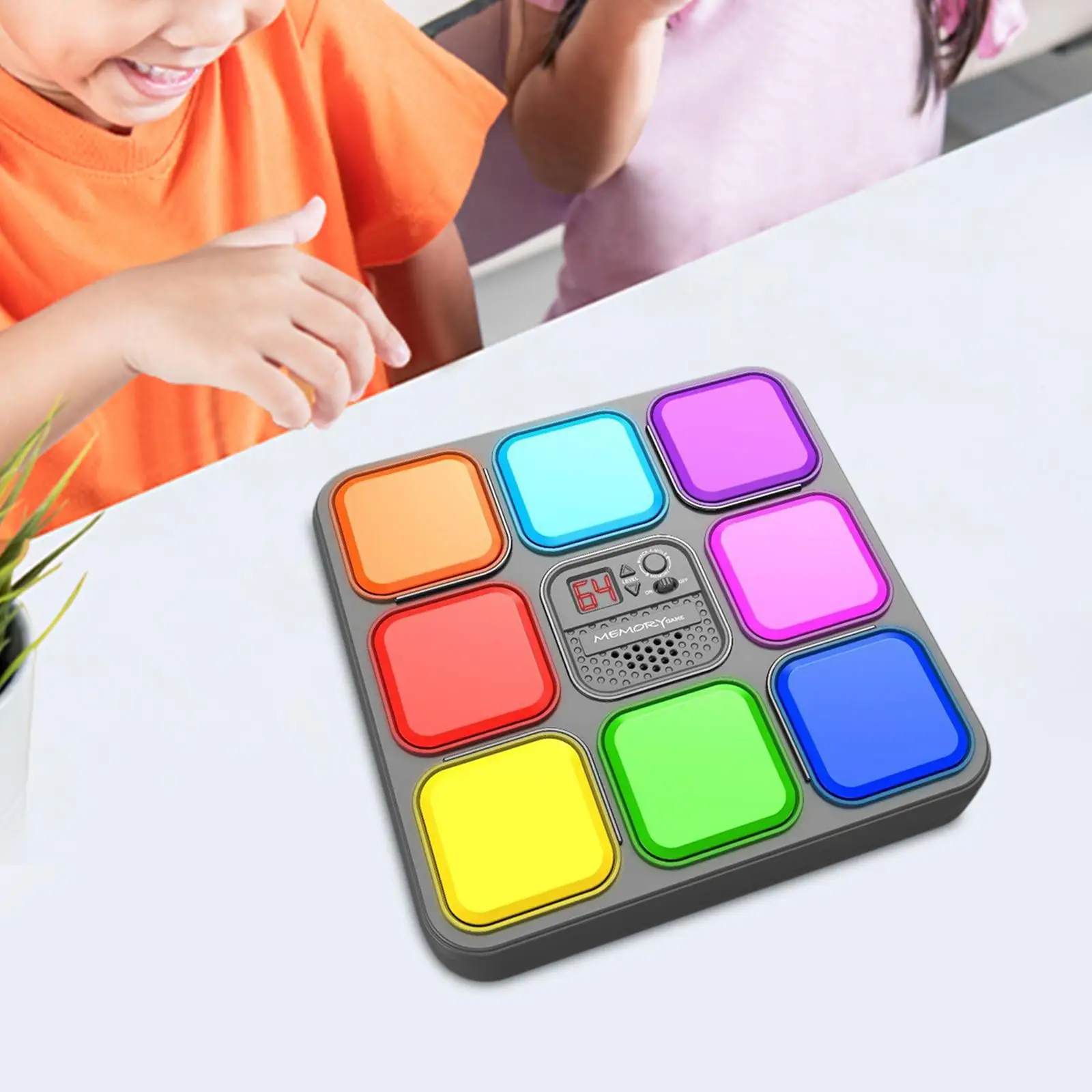 Handheld Electronic Memory Game with Lights and Sounds Puzzle Toy Educational Interactive Toy Memory Maze Game Kids Ages 6+