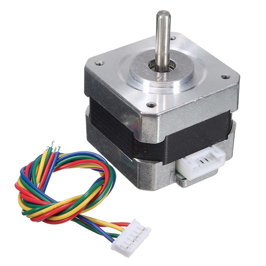 Metal Nema 17  Stepper Motor 28N.cm 0.4A 12V 1.for CNC 3D Printer